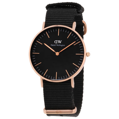 Front view of Daniel Wellington Classic Cornwall Unisex Quartz Watch DW00100150