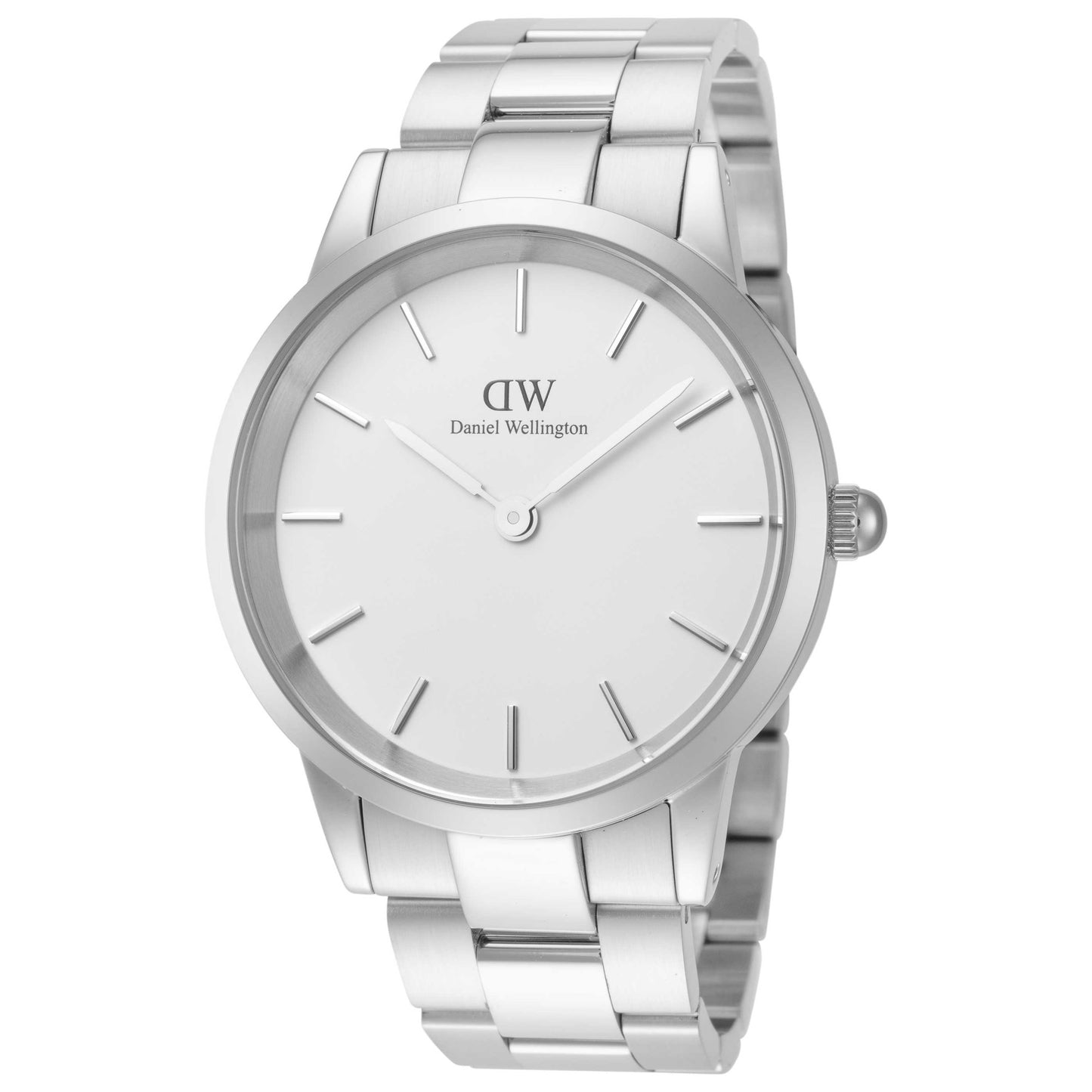 Front view of Daniel Wellington Iconic Link Unisex Quartz Watch DW00100203