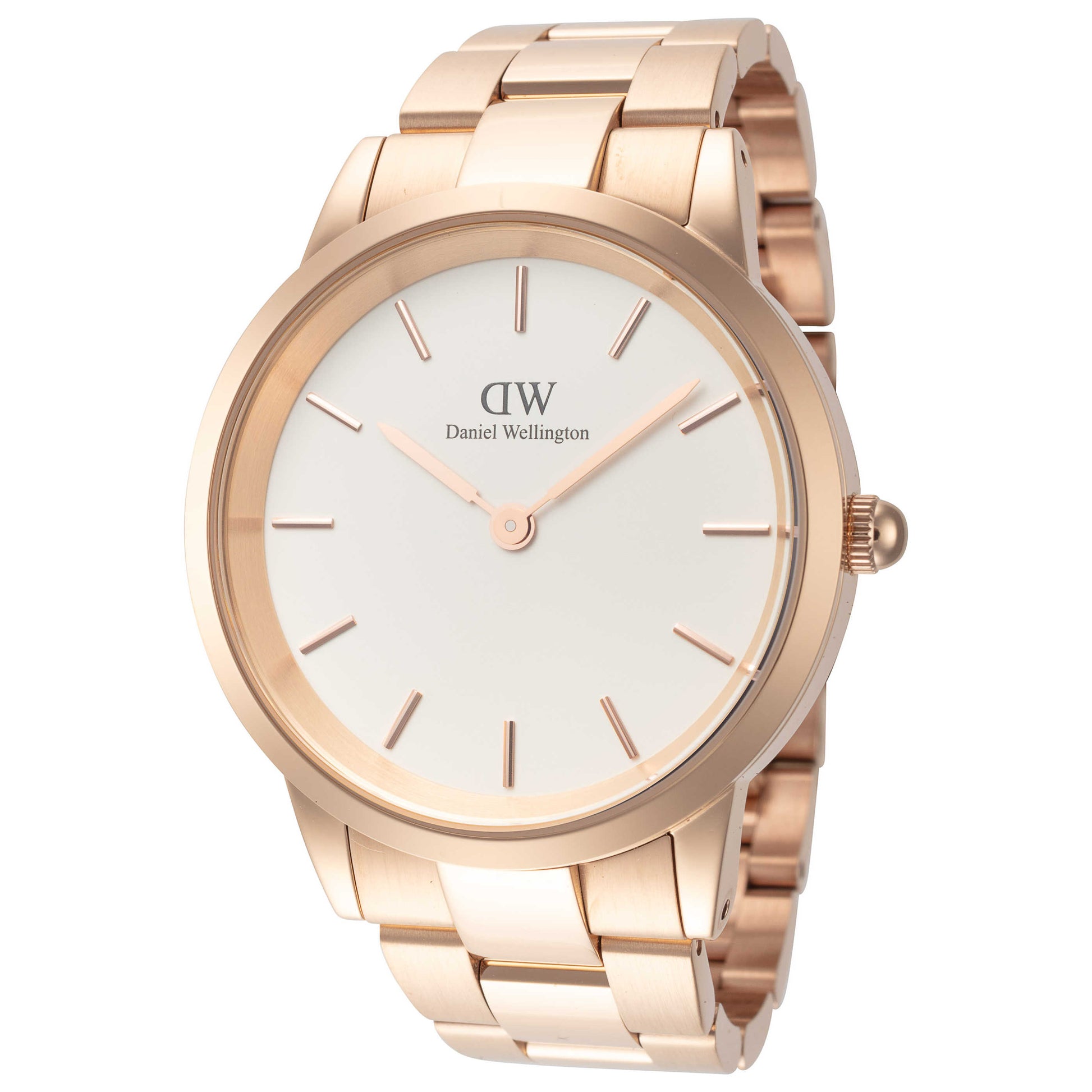 Front view of Daniel Wellington Iconic Link Unisex Quartz Watch DW00100343