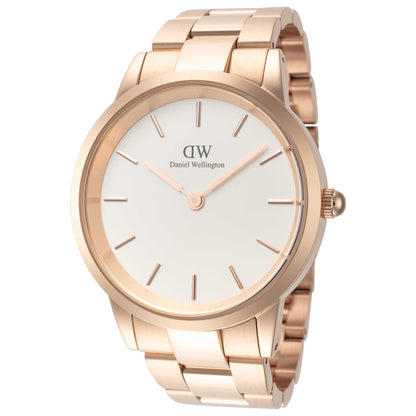 Front view of Daniel Wellington Iconic Link Unisex Quartz Watch DW00100343