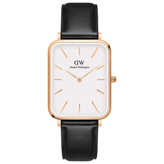 Front view of Daniel Wellington Quadro Pressed Sheffield Women's Quartz Watch DW00100450