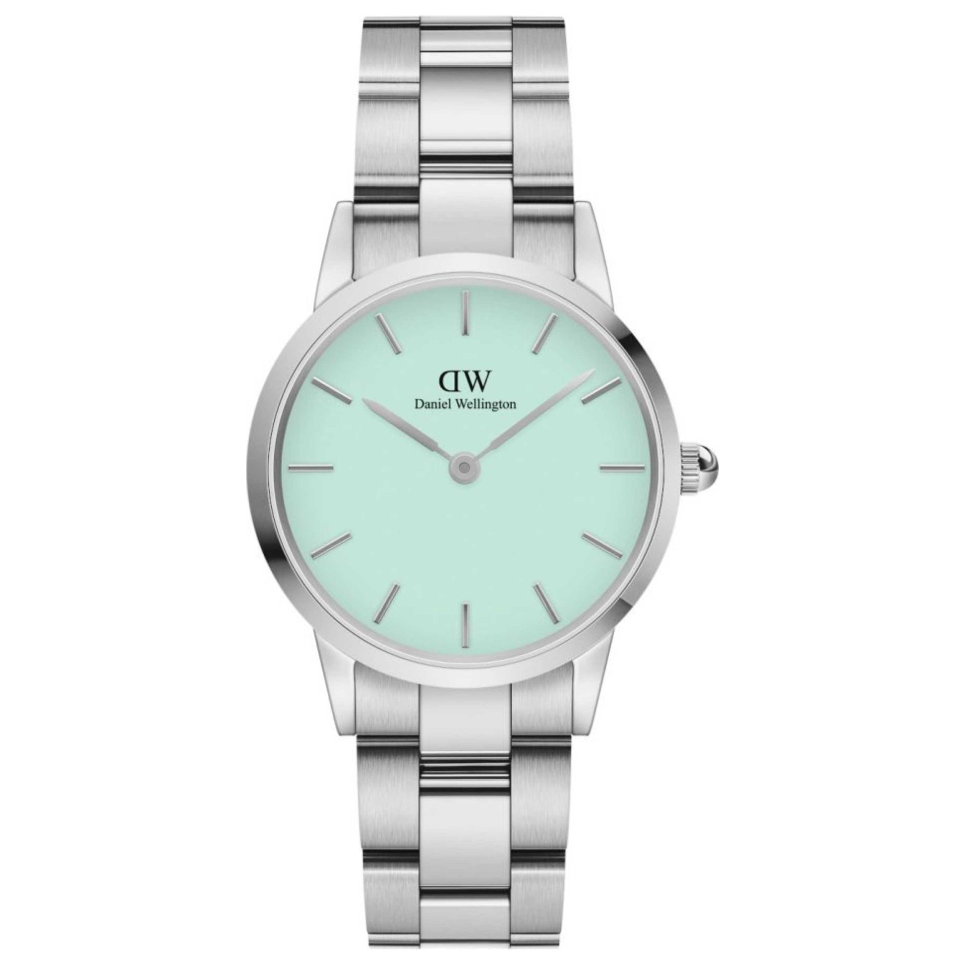 Front view of Daniel Wellington Iconic Mint Women's Quartz Watch DW00100537