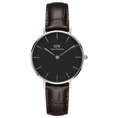 Front view of Daniel Wellington Petite York Women's Quartz Watch DW00600182