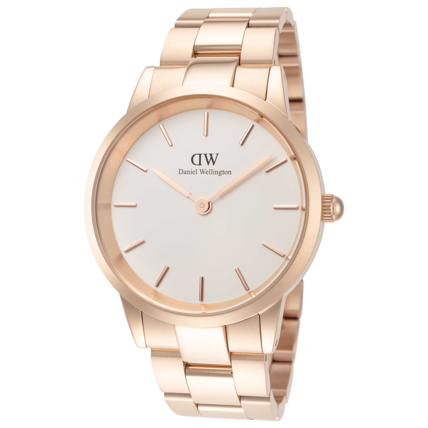 Front view of Daniel Wellington Iconic Link Unisex Quartz Watch DW00600209
