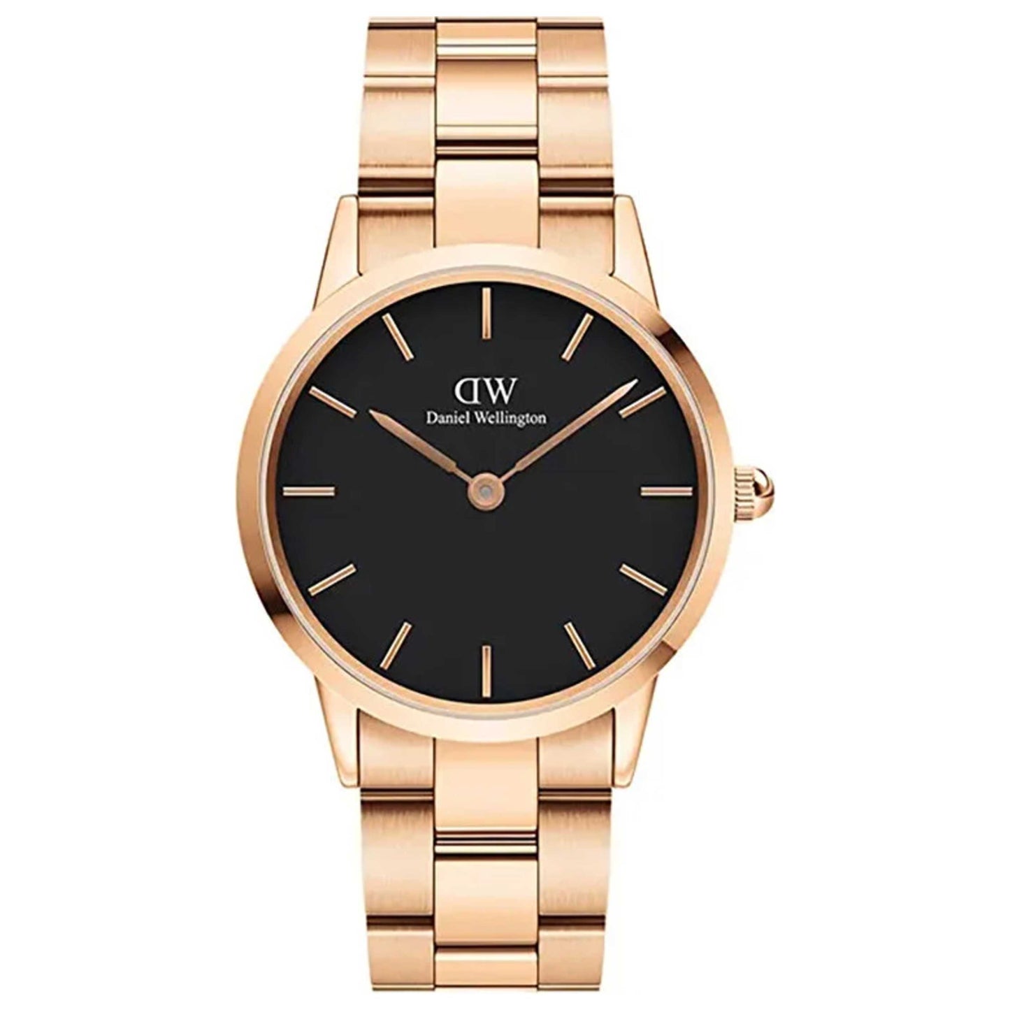 Front view of Daniel Wellington Iconic Link Unisex Quartz Watch DW00600210
