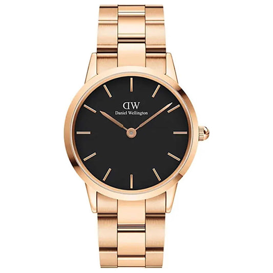 Front view of Daniel Wellington Iconic Link Unisex Quartz Watch DW00600210