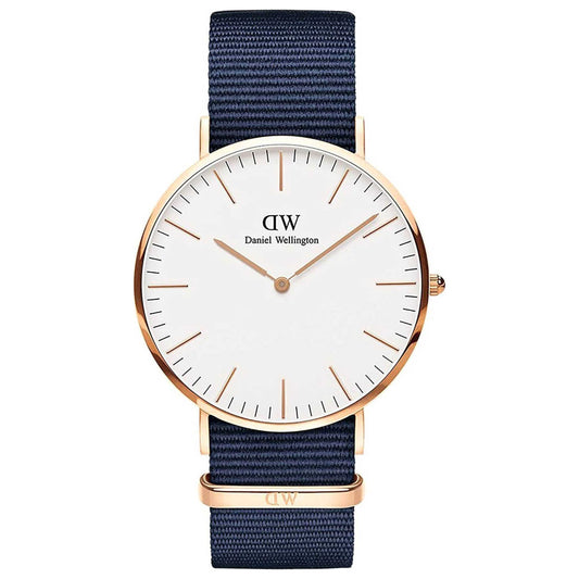 Front view of Daniel Wellington Classic Bayswater Men's Quartz Watch DW00600275