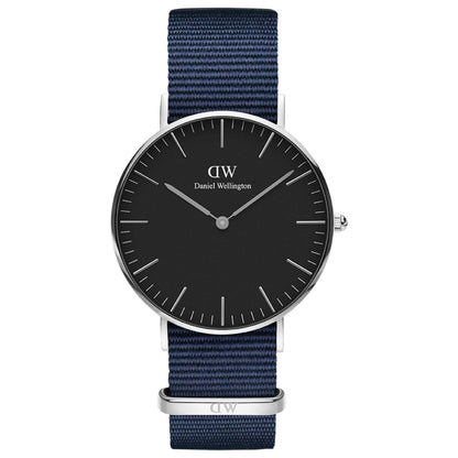 Front view of Daniel Wellington Classic Bayswater Unisex Quartz Watch DW00600282