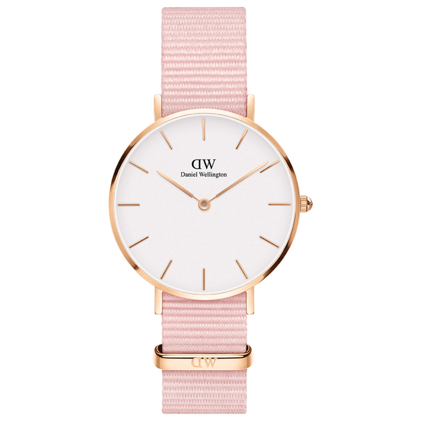 Front view of Daniel Wellington Petite Rosewater Women's Quartz Watch DW00600317