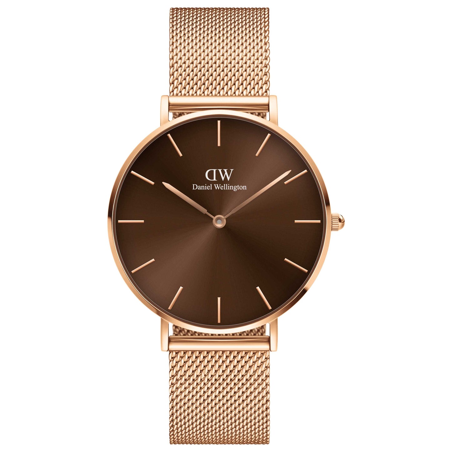 Front view of Daniel Wellington Petite Amber Women's Quartz Watch DW00600478