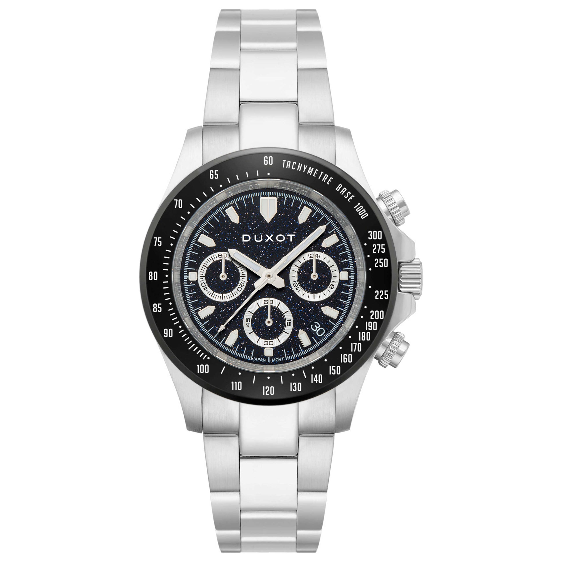 Front view of Duxot Atlantica Lapidary Men's Quartz Watch DX-2048-HH