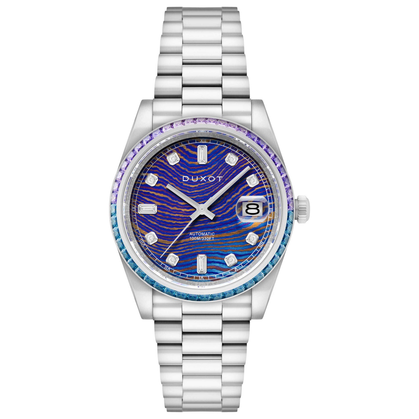 Front view of Duxot Serenata Men's Automatic Watch DX-2058-33