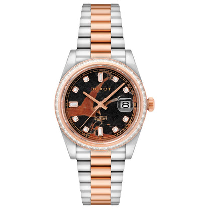 Front view of Duxot Serenata Men's Automatic Watch DX-2058-66