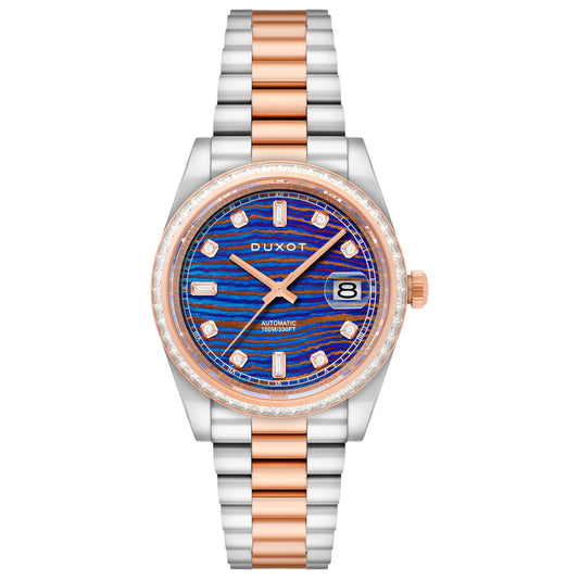 Front view of Duxot Serenata Men's Automatic Watch DX-2058-77