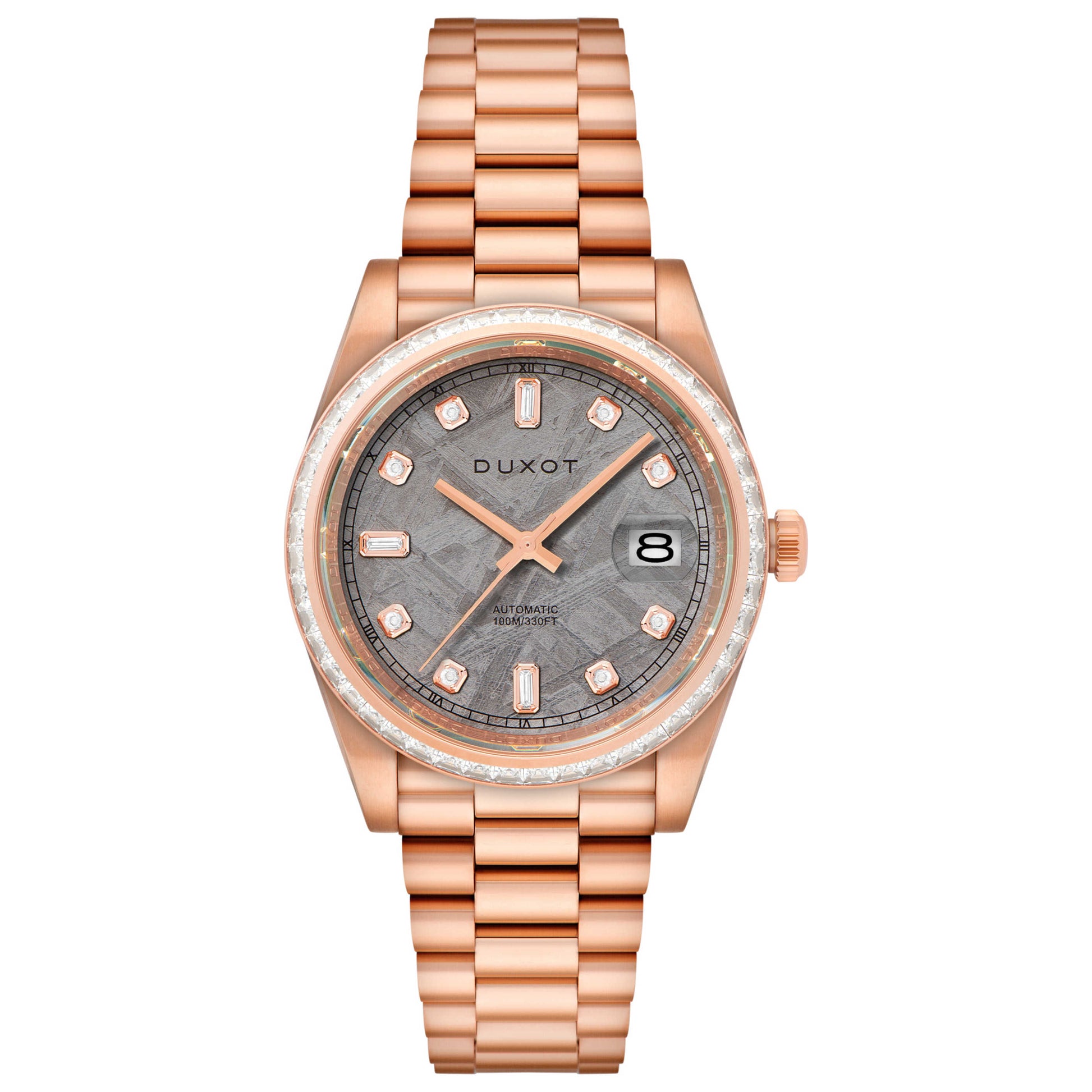 Front view of Duxot Serenata Men's Automatic Watch DX-2058-AA