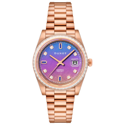 Front view of Duxot Serenata Men's Automatic Watch DX-2058-BB