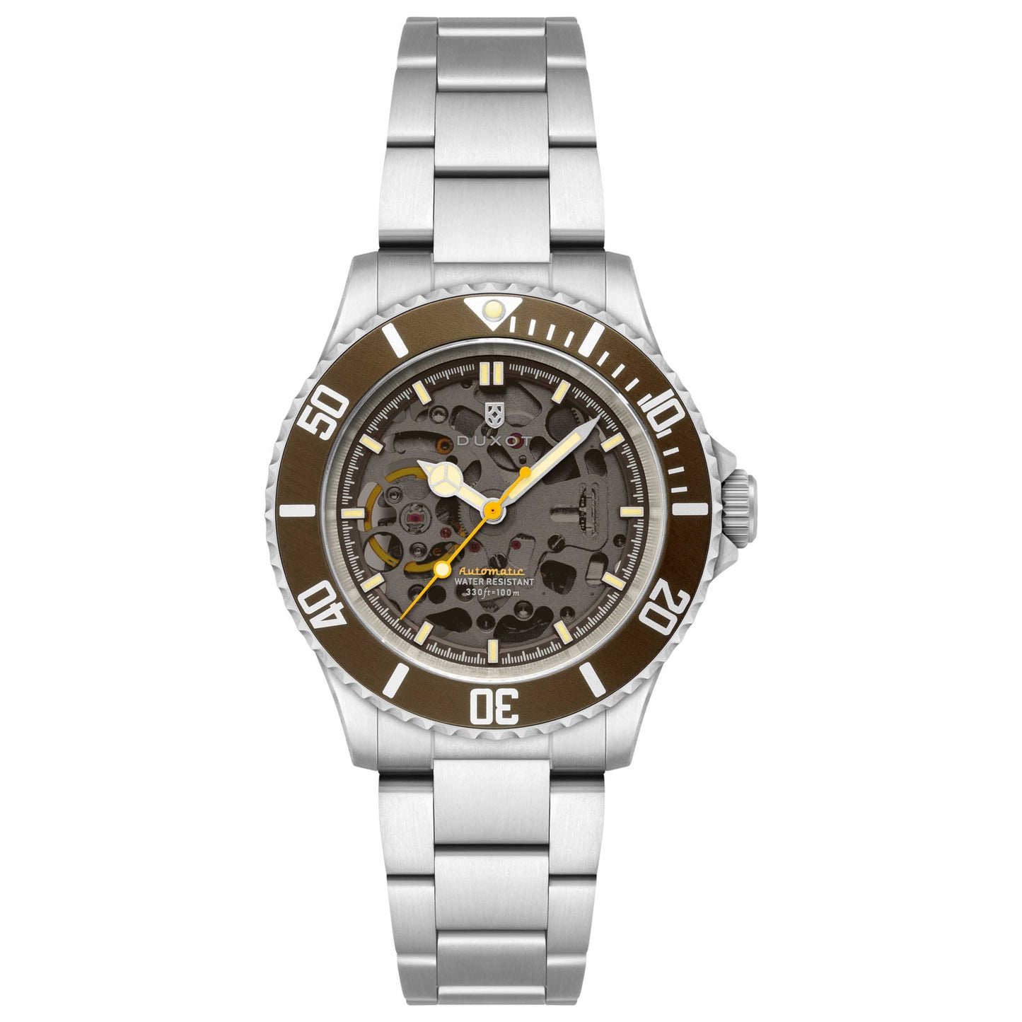 Front view of Duxot Atlantica Men's Automatic Watch DX-2067-88
