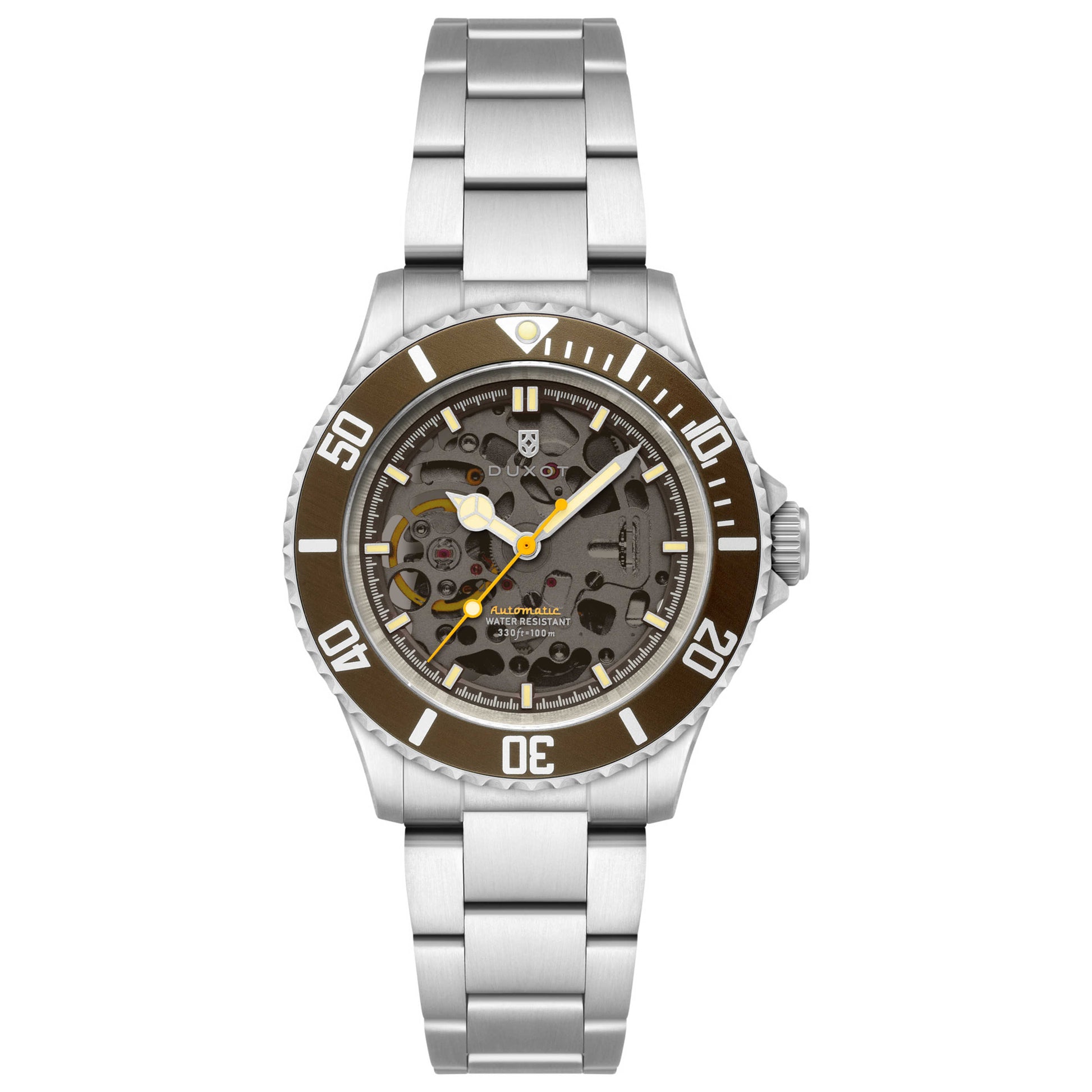 Front view of Duxot Atlantica Men's Automatic Watch DX-2067-88