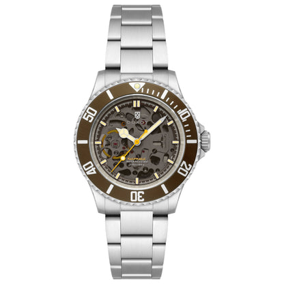 Front view of Duxot Atlantica Men's Automatic Watch DX-2067-88