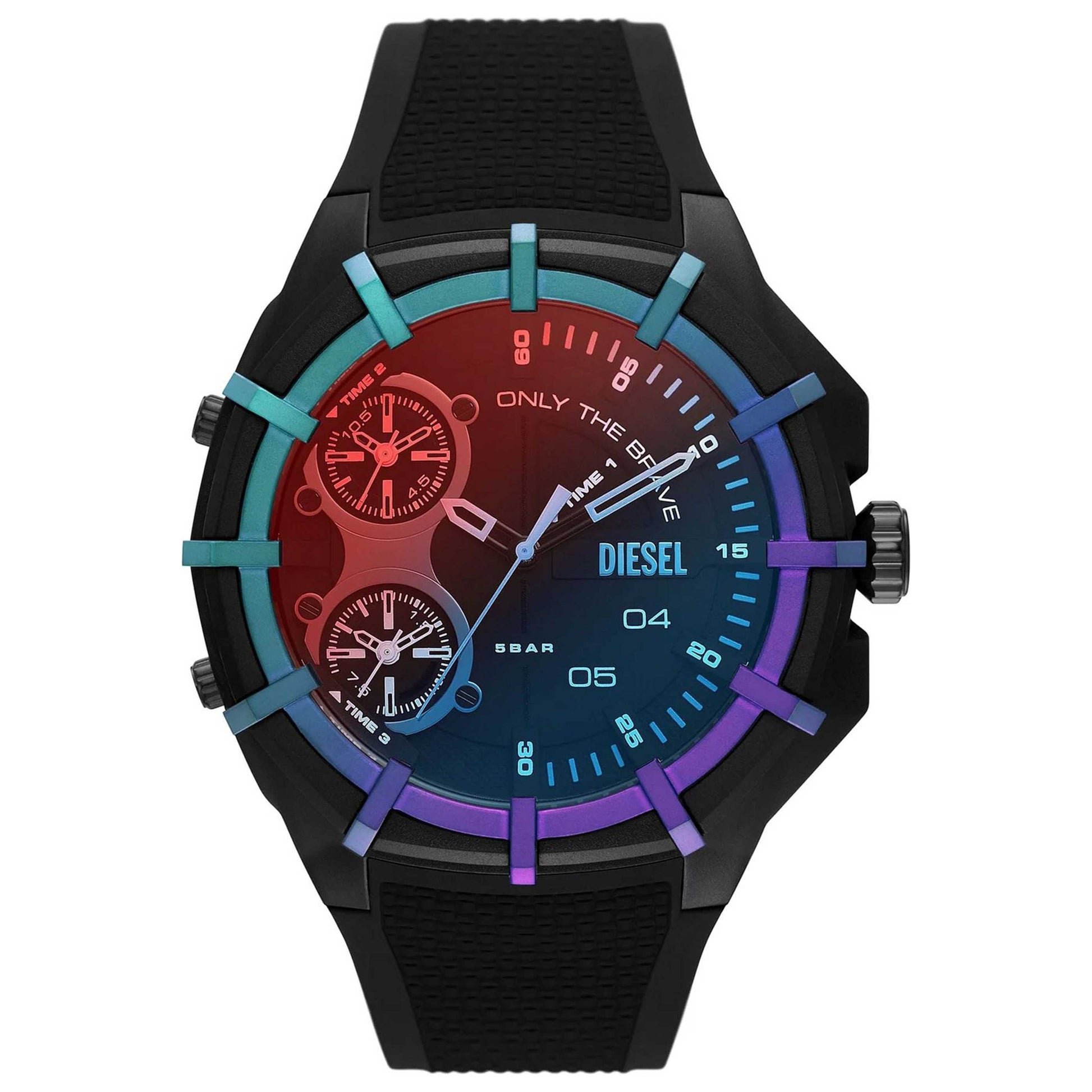 Front view of Diesel Framed Men's Quartz Watch DZ1986