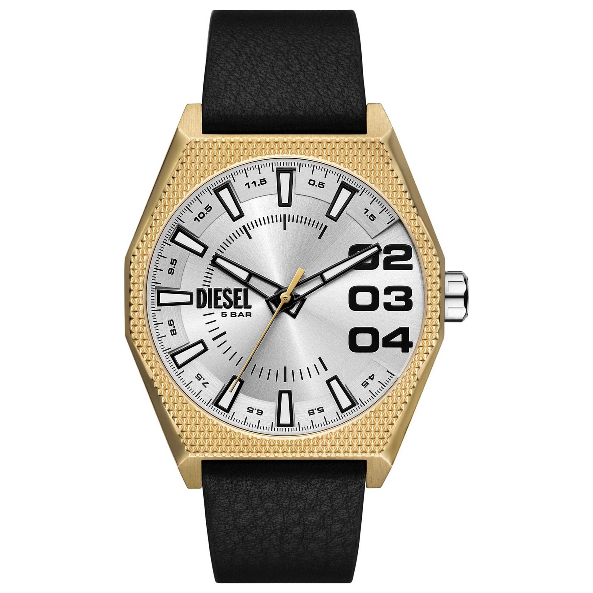 Front view of Diesel Scraper Men's Quartz Watch DZ2219