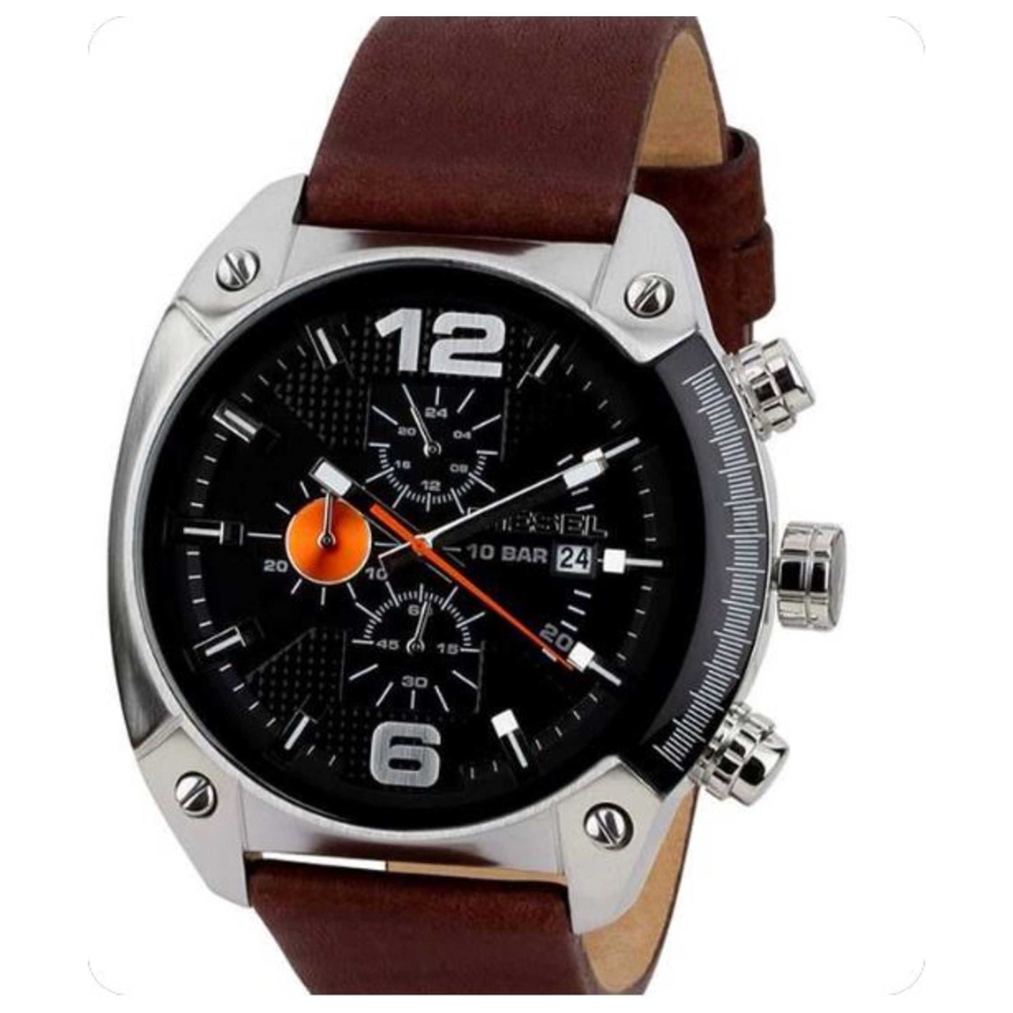 Front view of Diesel Overflow Men's Quartz Watch DZ4204