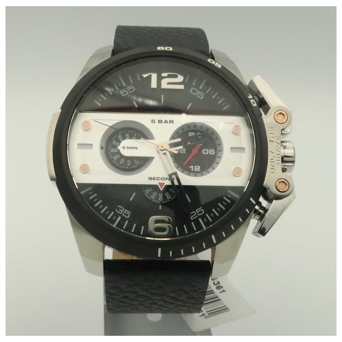 Front view of Diesel Ironside Men's Japanese Quartz (Battery-Powered) Watch DZ4361-SDV