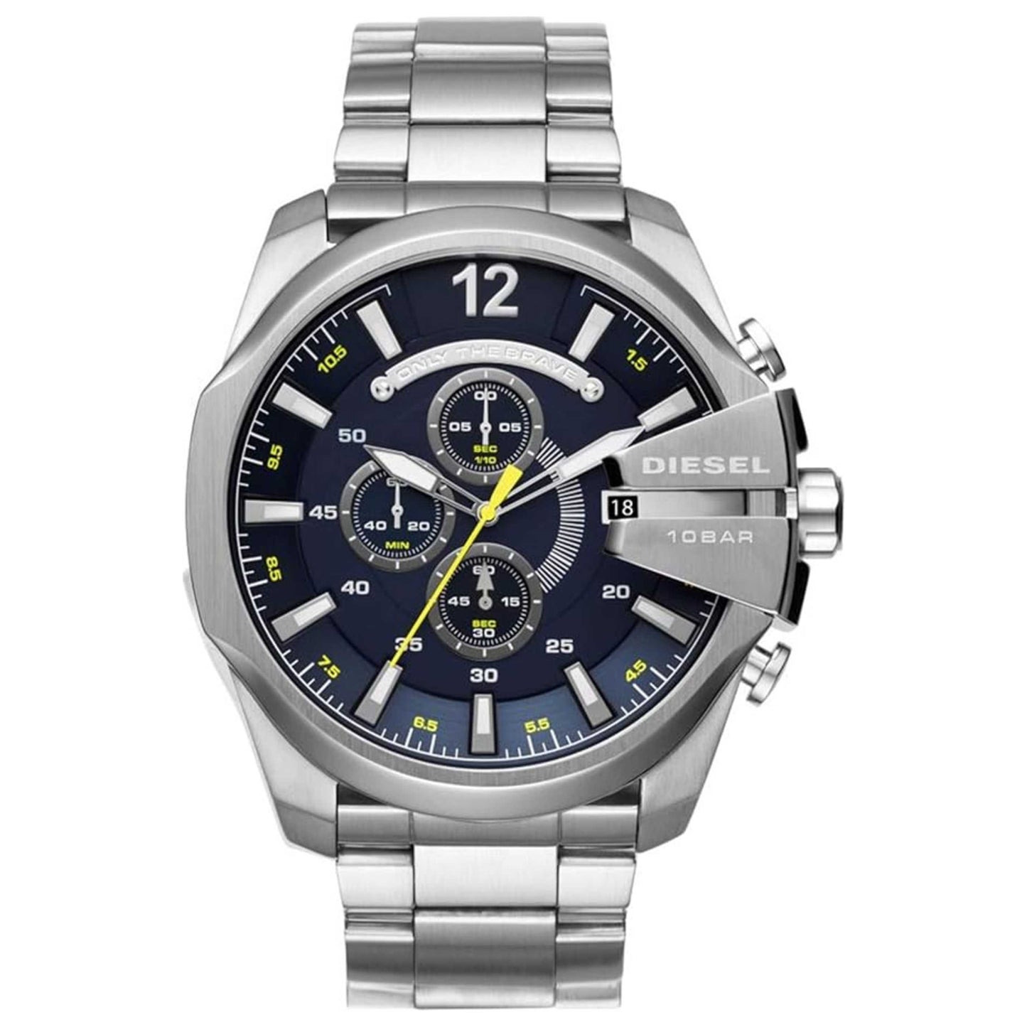 Front view of Diesel Mega Chief Men's Quartz Watch DZ4465