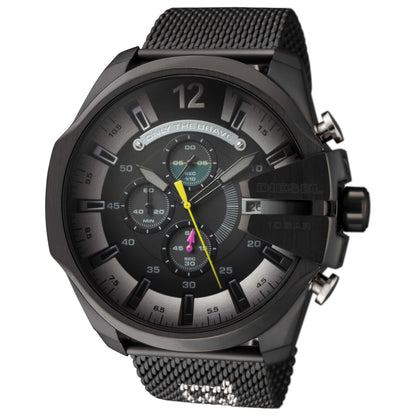 Front view of Diesel Mega Chief Men's Quartz Watch DZ4514