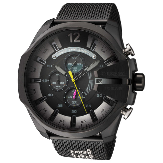 Front view of Diesel Mega Chief Men's Quartz Watch DZ4514