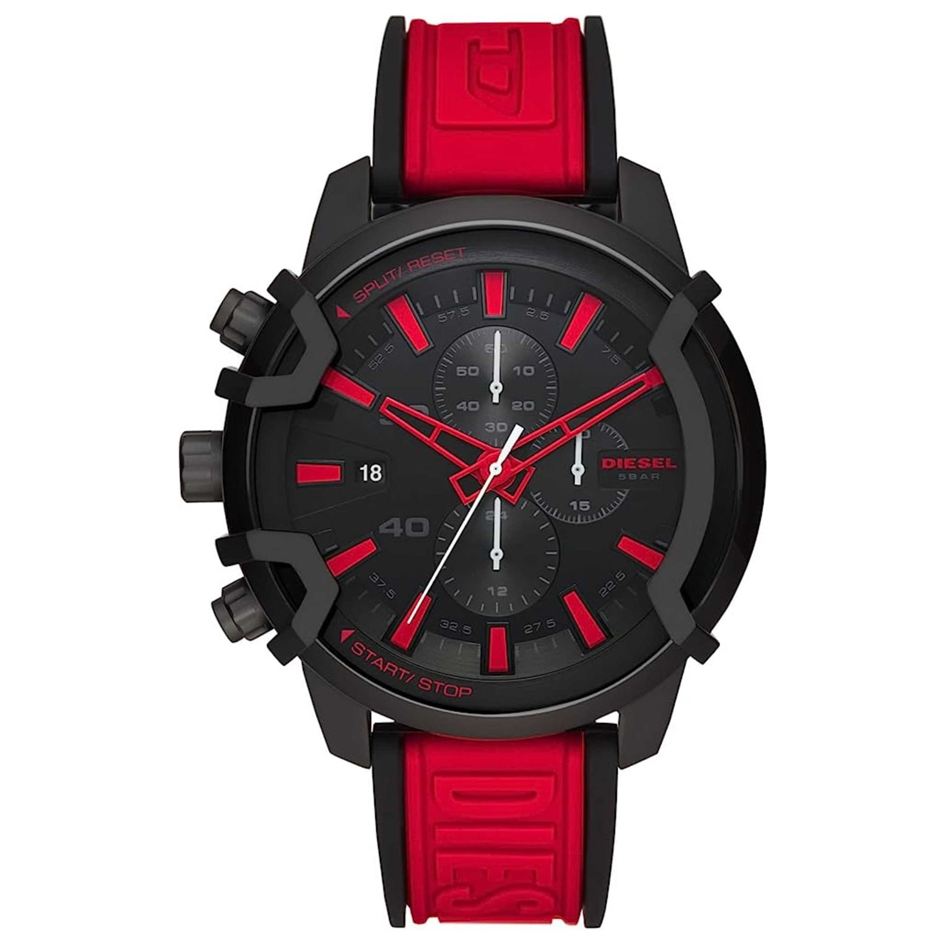 Front view of Diesel Griffed Men's Quartz Watch DZ4530