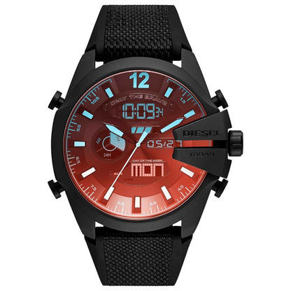 Front view of Diesel Mega Chief Men's Quartz Watch DZ4548