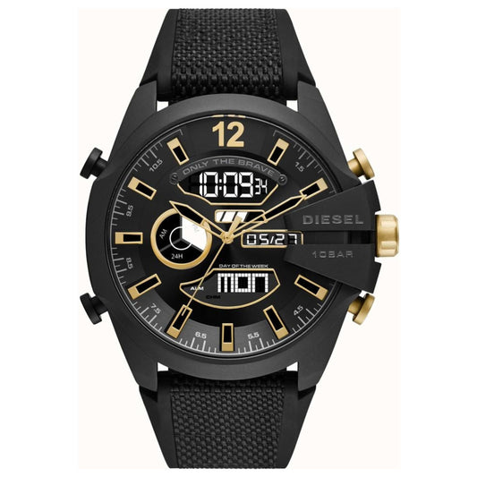 Front view of Diesel Mega Chief Men's Quartz Watch DZ4552