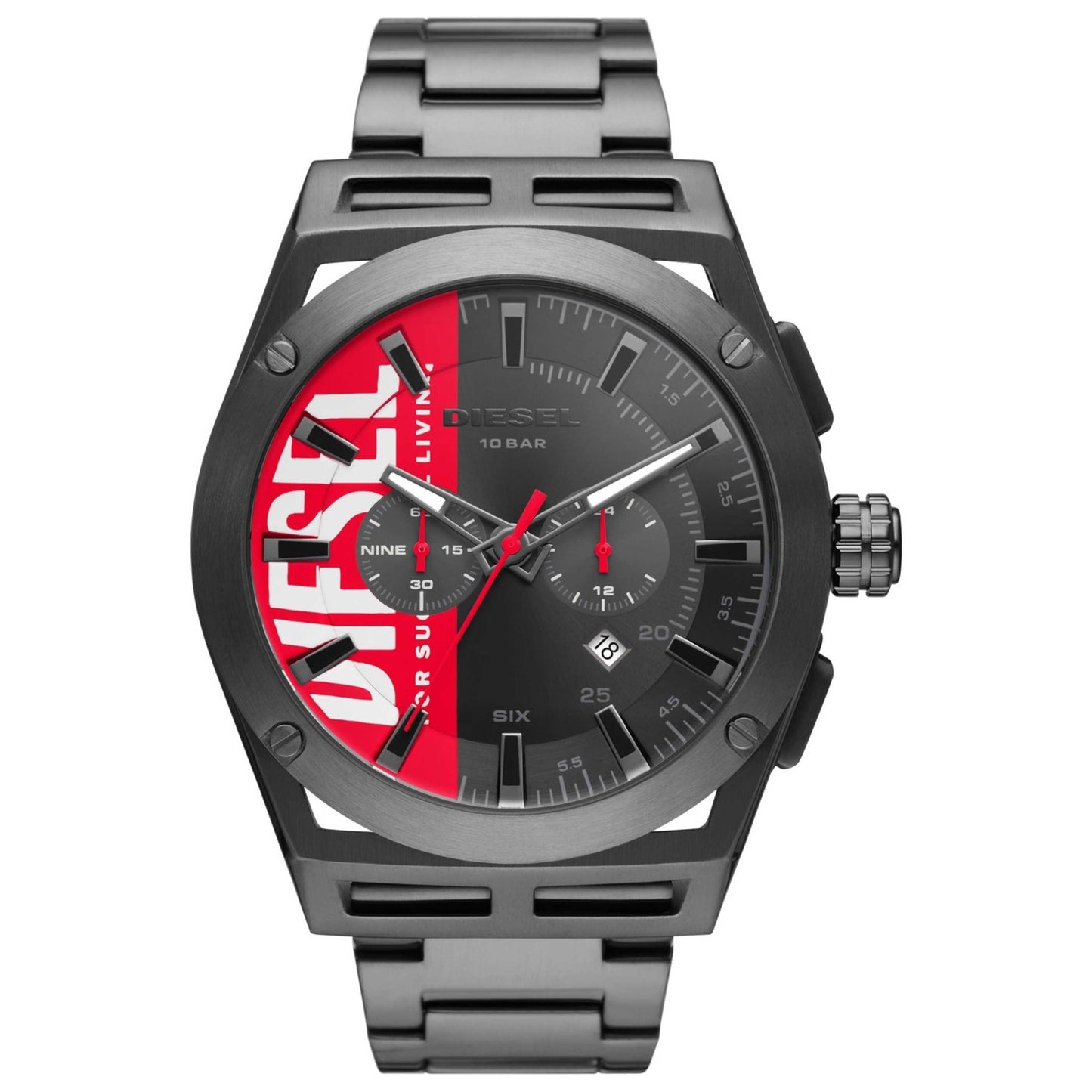 Front view of Diesel Timeframe Men's Quartz Watch DZ4598