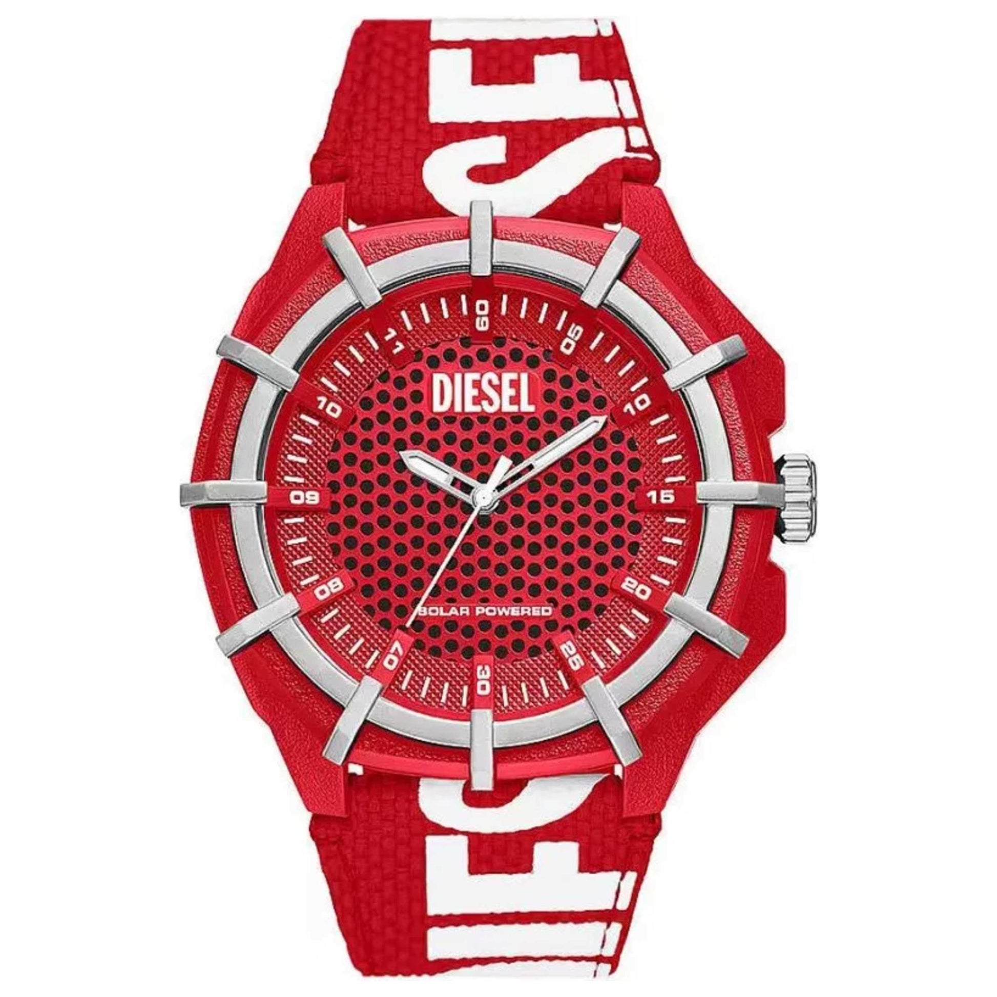 Front view of Diesel Griffed Men's Solar Watch DZ4621