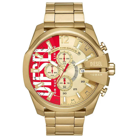 Front view of Diesel Mega Chief Men's Quartz Watch DZ4642