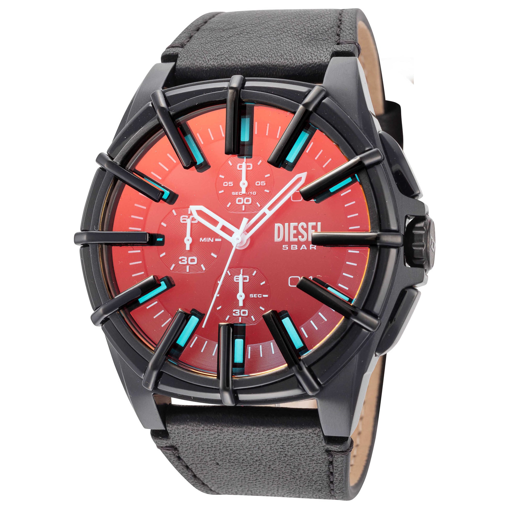 Front view of Diesel Framed Men's Quartz Watch DZ4658