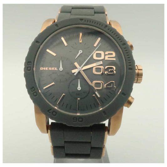 Front view of Diesel Chronograph Men's Japanese Quartz (Battery-Powered) Watch DZ5307-PO