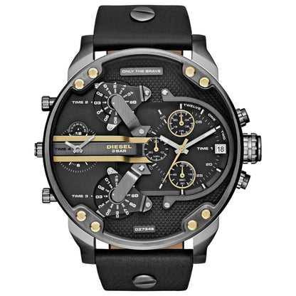Front view of Diesel Mr. Daddy 2.0 Men's Quartz Watch DZ7348
