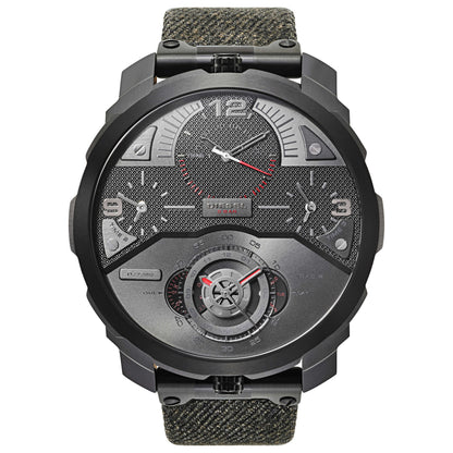 Front view of Diesel Machinus Men's Japanese Quartz (Battery-Powered) Watch DZ7358