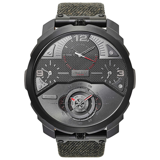 Front view of Diesel Machinus Men's Japanese Quartz (Battery-Powered) Watch DZ7358