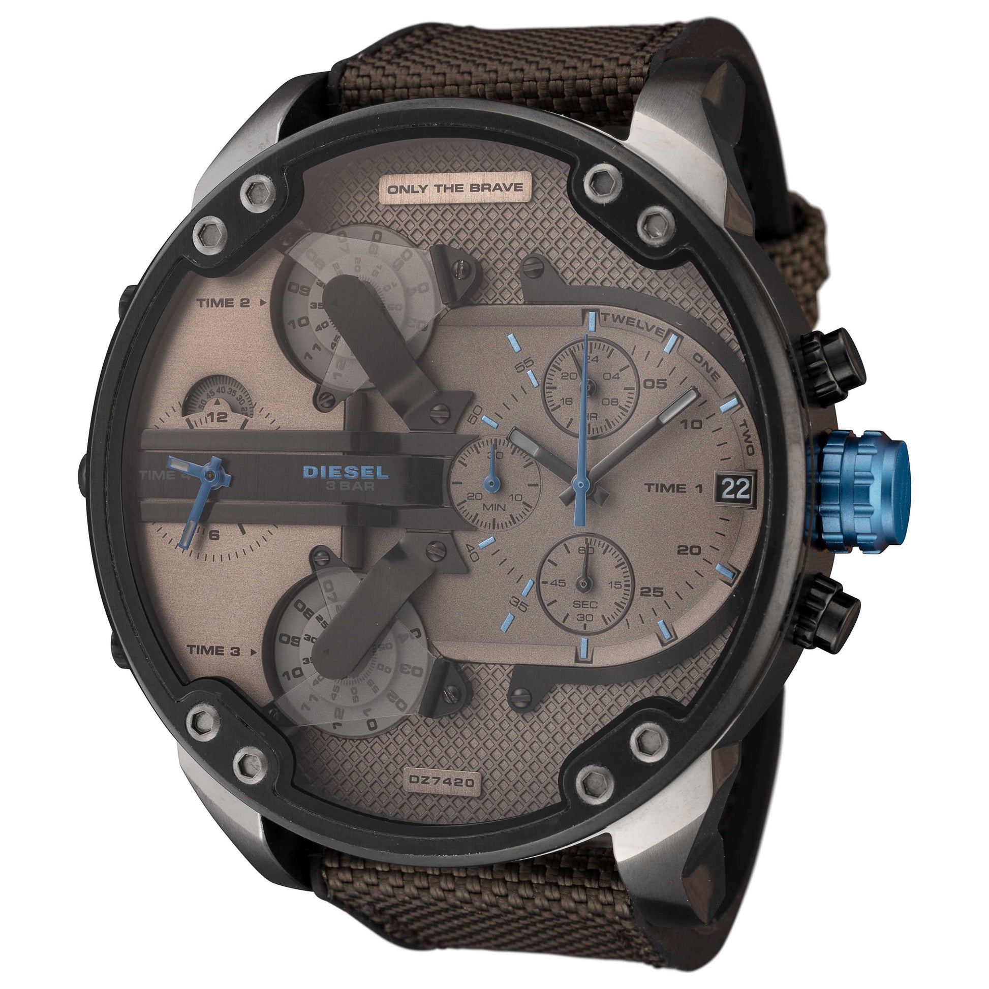 Front view of Diesel Mr Daddy Men's Quartz Watch DZ7420