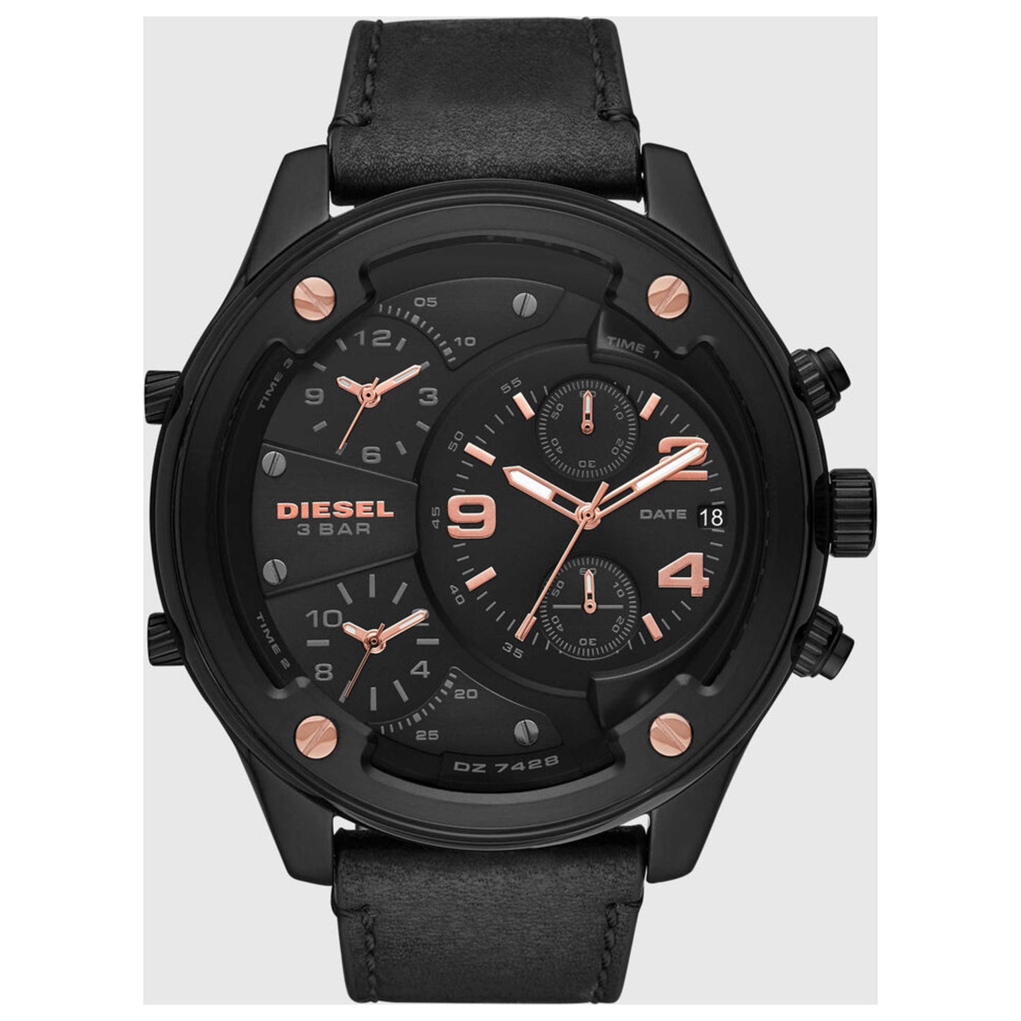 Front view of Diesel Boltdown Men's Quartz Watch DZ7428