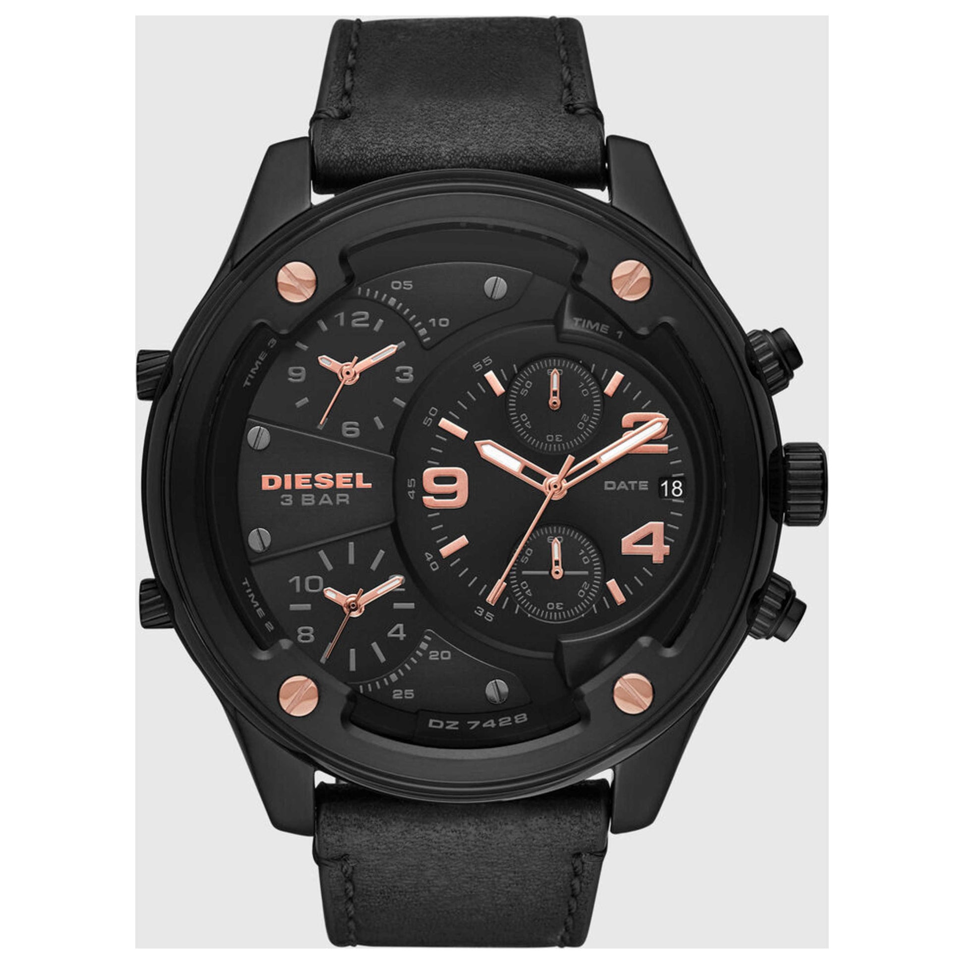 Front view of Diesel Boltdown Men's Quartz Watch DZ7428