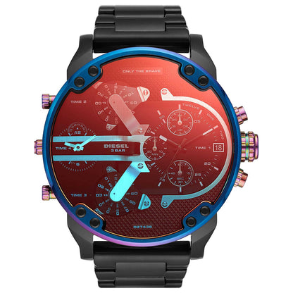 Front view of Diesel Mr. Daddy 2.0 Men's Quartz Watch DZ7436