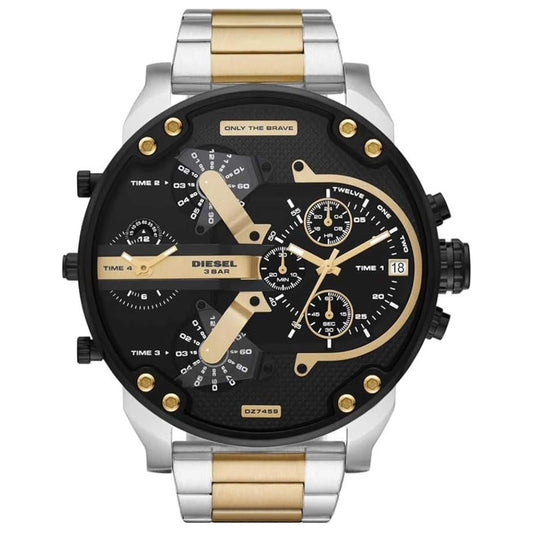 Front view of Diesel Mr. Daddy 2.0 Men's Quartz Watch DZ7459