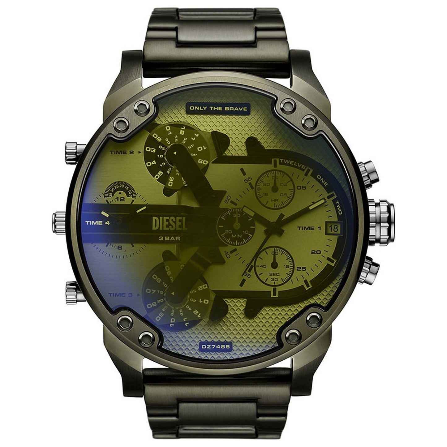 Front view of Diesel Mr. Daddy 2.0 Men's Quartz Watch DZ7485