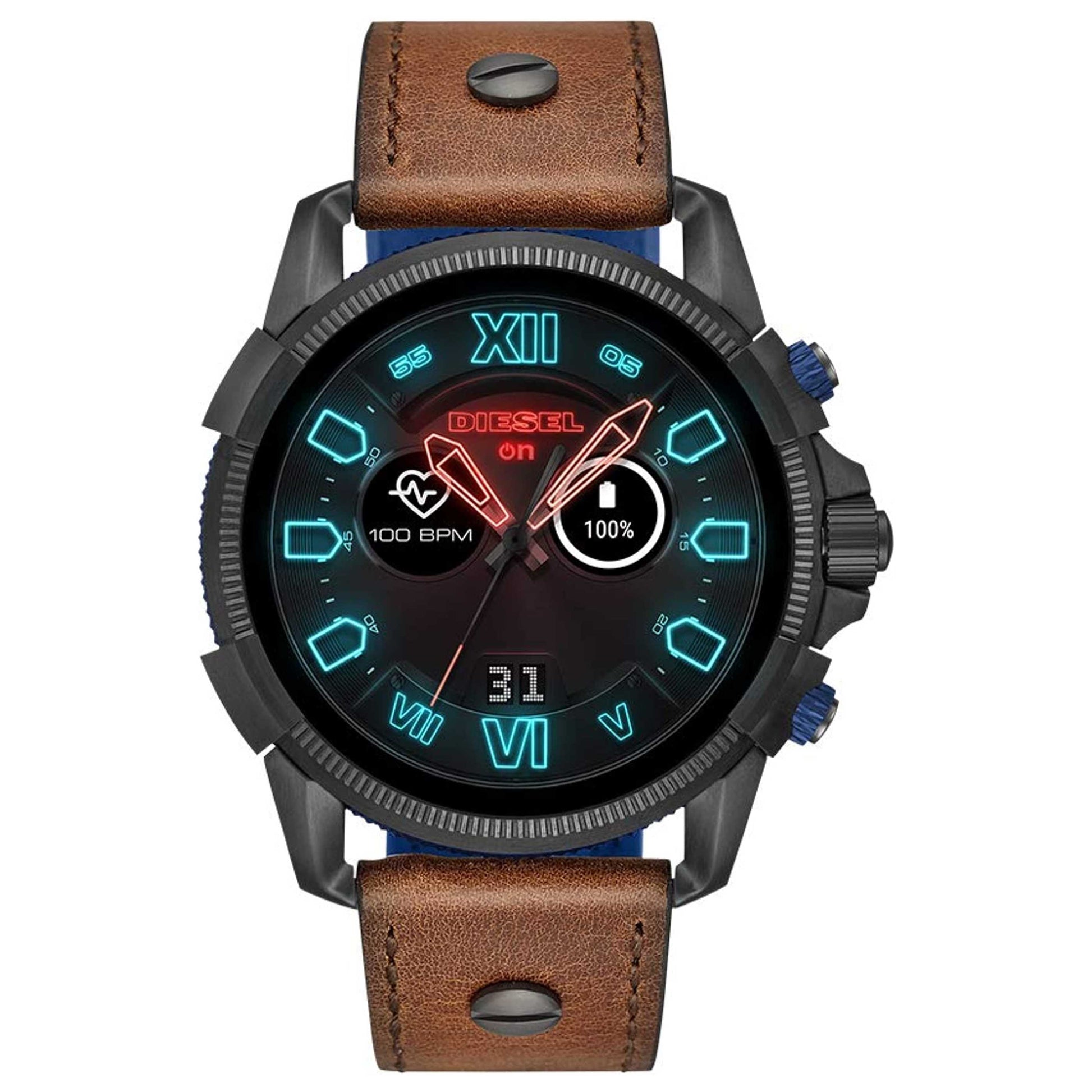 Front view of Diesel Full Guard 2.5 Men's Quartz Watch DZT2009