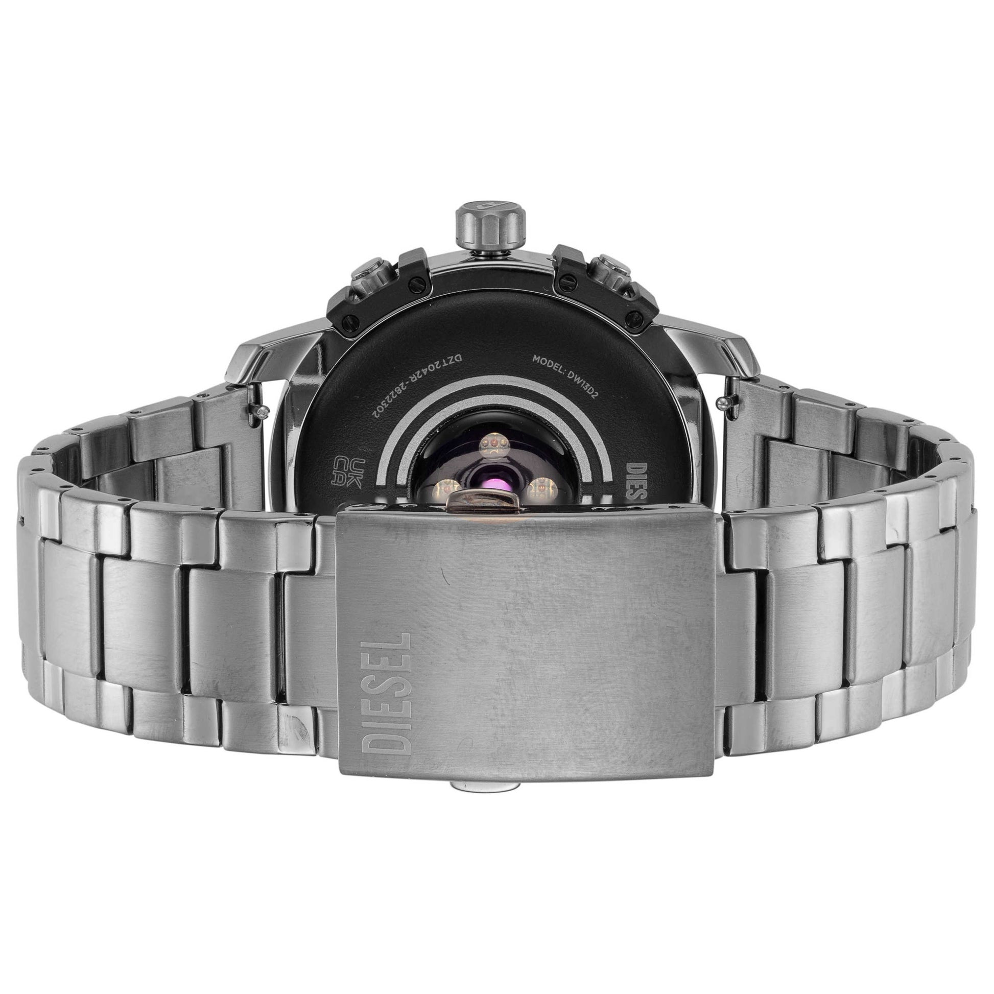 Back view of Diesel Griffed Men's Quartz Smartwatch DZT2042