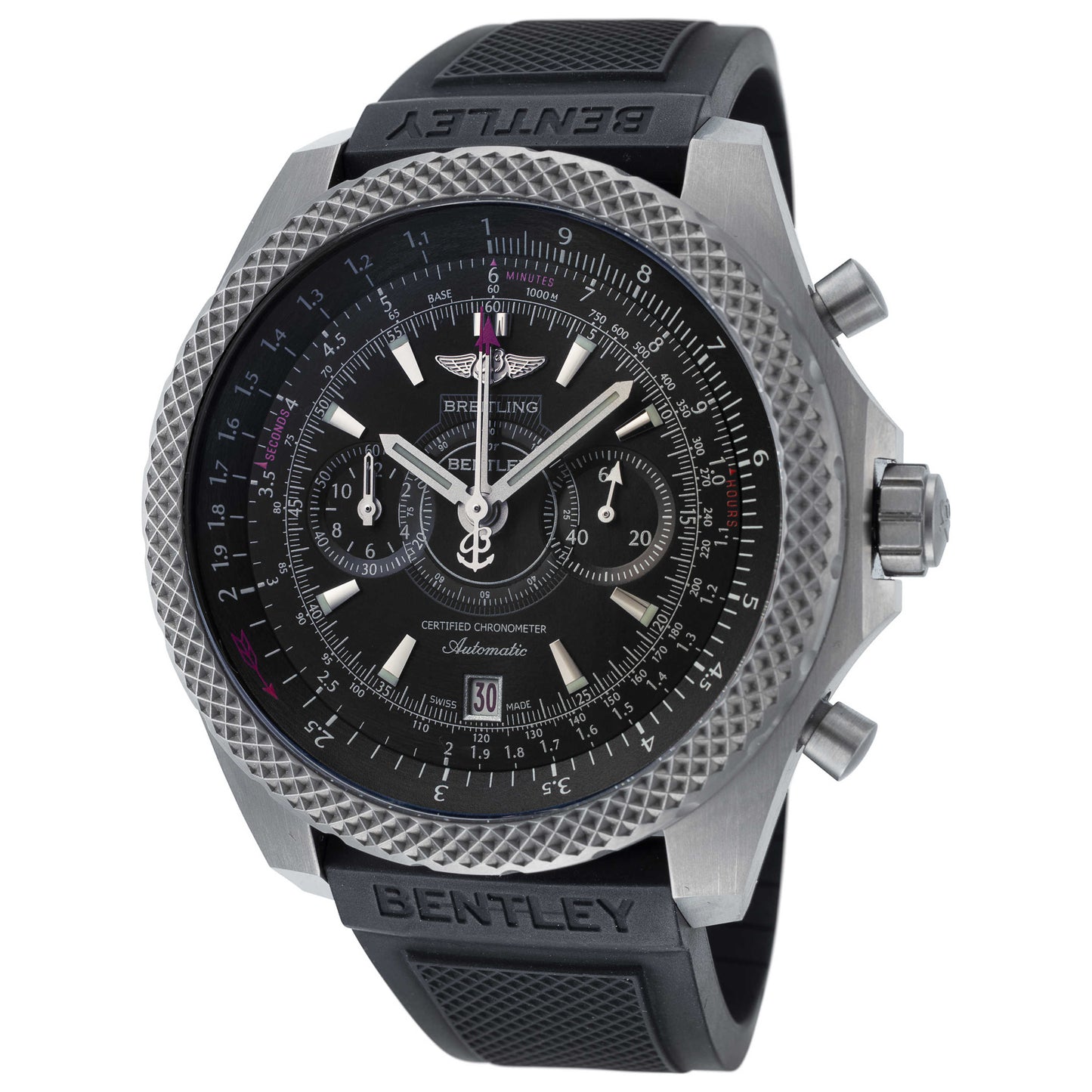 Front view of Breitling Bentley Supersports Light Body Men's Automatic Watch E2736522-BC63-220S